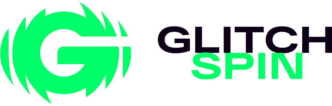 Glitch spin casino logo